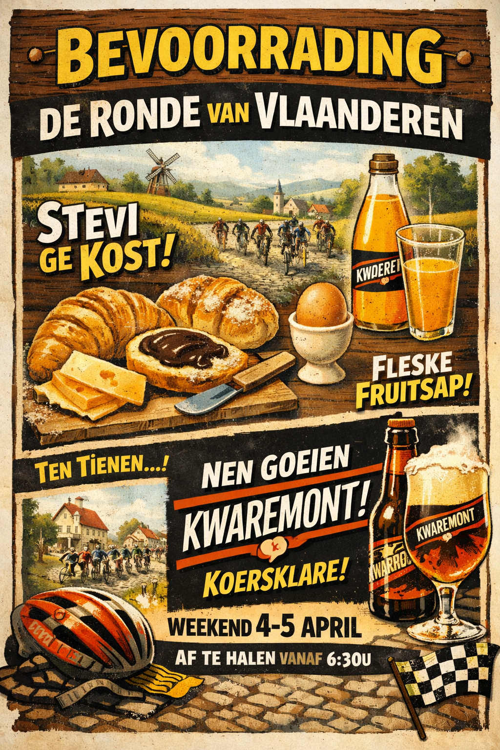 Bevoorrading RVV ladies 1Pers