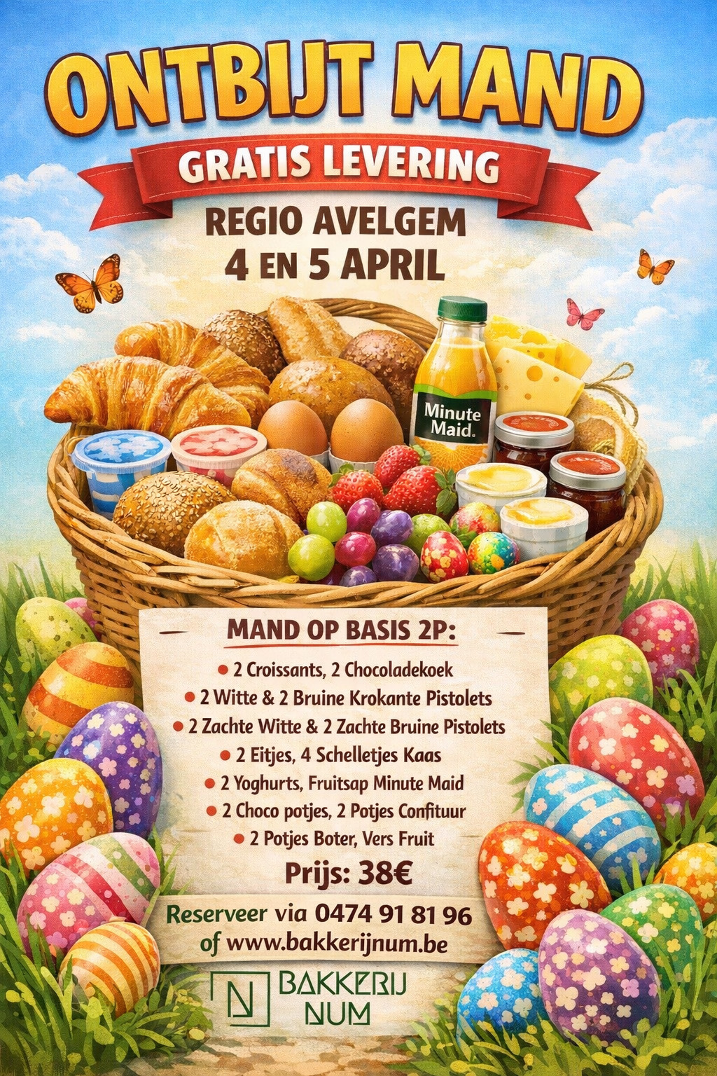 Paasontbijt cava 2P enkel 4&5 april 